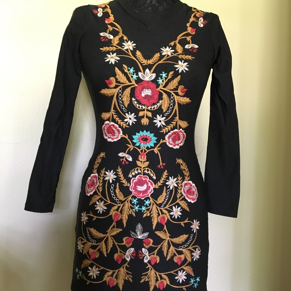 Embroidered dress